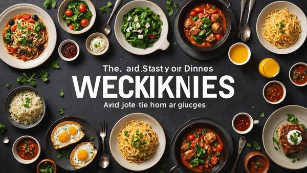 Recettes rapides et savoureuses pour les soirs de semaine